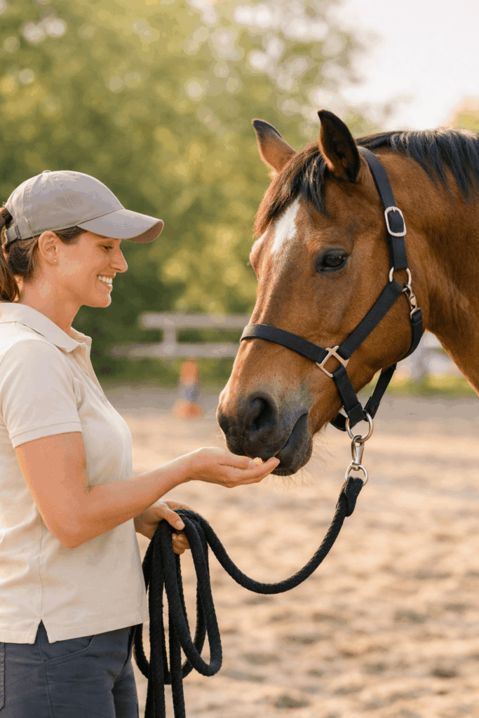 beloning paard