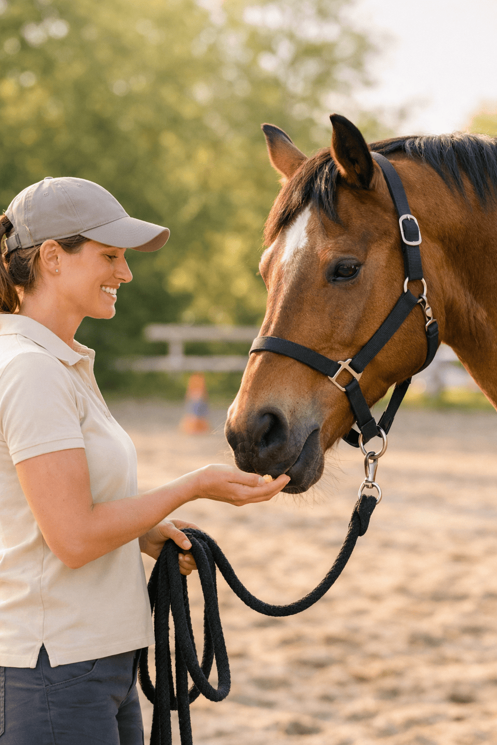 beloning paard