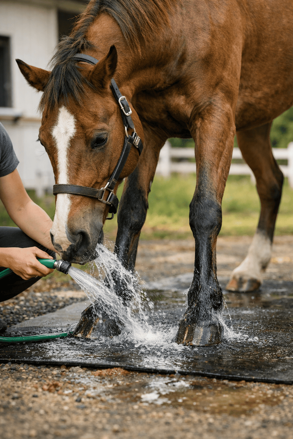 hoefbevangen paard