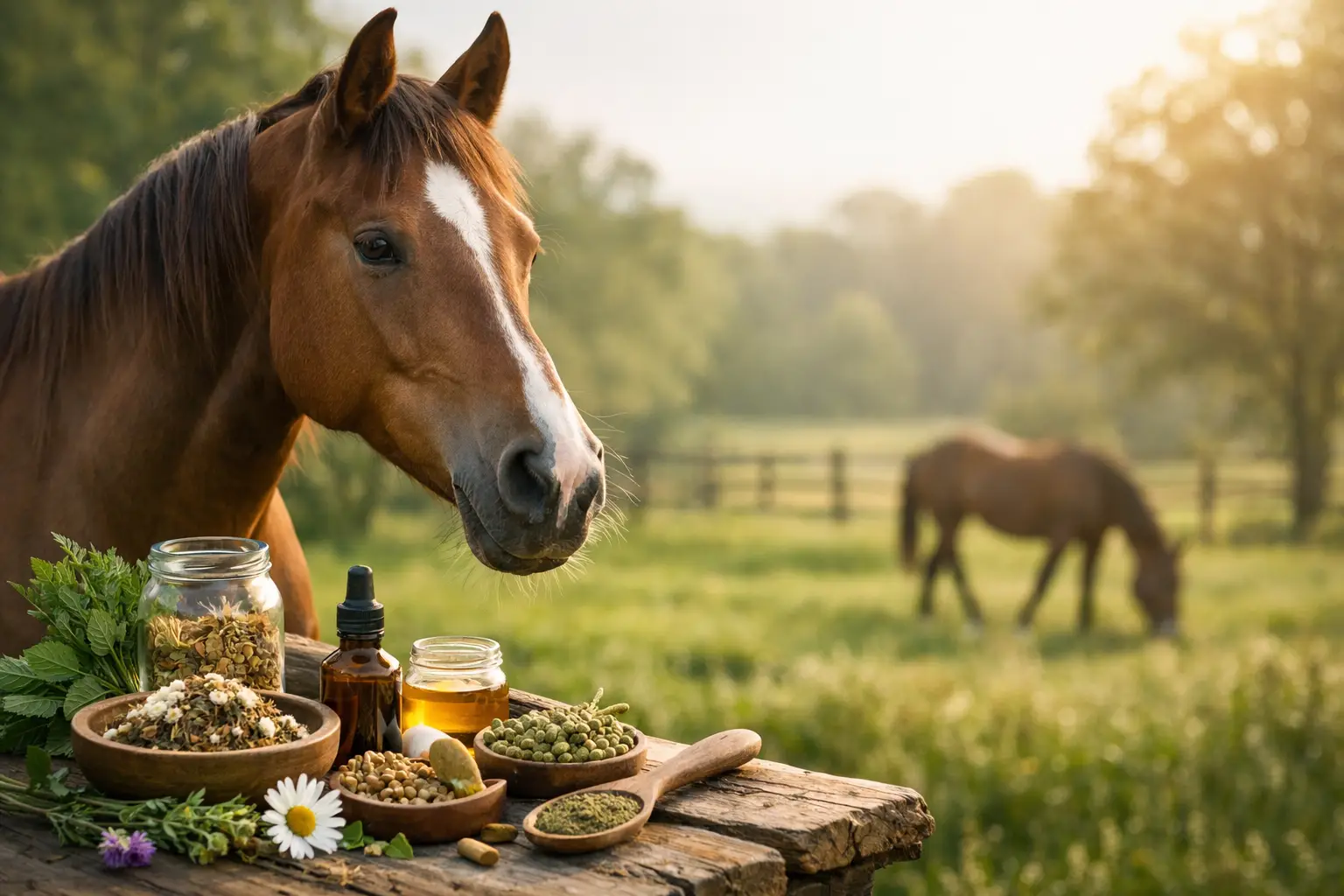 Natuurlijke ondersteuning voor paarden