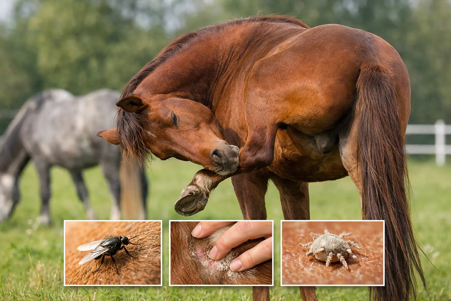 Wat veroorzaakt jeuk bij paarden? 8 oorzaken